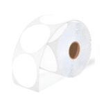 ETIQUETAS DE TRANSFERENCIA TÉRMICA DE 40M CIRCULAR, 500 UNIDADES