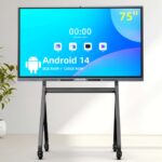PANTALLA INTERACTIVA INTELIGENTE POS-STAR XSKB-75 DE 75" 4K  ANDROID 14  CAMARA 48MP /  8 MICROFONOS /WIFI 5G/HDMI/USB - Imagen 3
