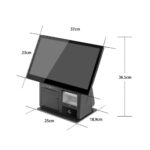 TERMINAL PO-STAR A200S PANTALLA TÁCTIL PRINCIPAL DE 15,6" CPU: I3 6.ª GEN. WIN. 10 FREE RAM 8 GB + 128 GB WI-FI + IMPRESORA INCORPORADA DE 80 MM + NFC + ESCÁNER - Imagen 4