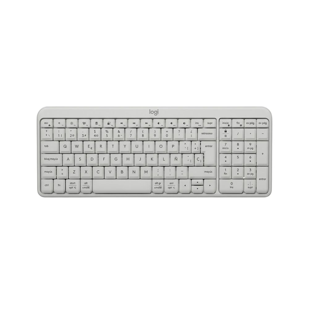 TECLADO LOGITECH K250 BLUETOOTH WHITE SP (920-013446) TECLADO LOGITECH K250 BLUETOOTH WHITE SP (920-013446) - Imagen 1