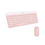 TECLADO LOGITECH + MOUSE MK470 WIRELESS SLIM USB ROSE (920-011312)-P - Imagen 3