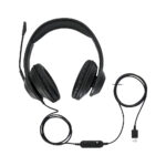 AUDIFONO C/MICROF. TARGUS AEH102TT USB-A 40MM OVER-EAR NOISE-CANCELLING MUTE BLACK (AEH102TTLP) - Imagen 4