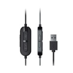 AUDIFONO C/MICROF. CREATIVE CHAT USB 40MM USB-C/ADAPTADOR USB-A NOISE-CANCELLING MUTE BLACK (51EF0980AA000) - Imagen 5