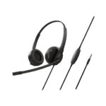 AUDIFONO C/MICROF. CREATIVE HS-230 3.5MM/ADAPTADOR USB-A 40MM NOISE-CANCELLING MUTE BLACK (51EF1110AA000)