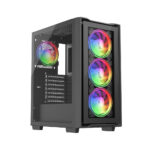 CASE ATX GAMER HALION TITAN 108 VIDRIO, 4x12ARGB, USB3.0 SIN FUENTE (AEHAT8) - Imagen 4