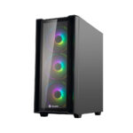 CASE GAMER HALION INFINITY 417, ARGB, F/600W, V/TEMPLADO - Imagen 3