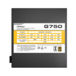 FUENTE DE PODER ANTEC ATOM G750, 80 PLUS GOLD, SEMI MODULAR, 750W - Imagen 4