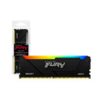 MEM. RAM KINGSTON FURY BEAST RGB, 16GB DDR4 3200 MHz. (KF1632R)