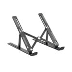SOPORTE DE METAL PLEGABLE PARA LAPTOP 11" HASTA 16" - NEGRO