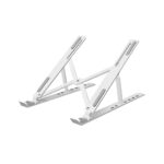 SOPORTE DE METAL PLEGABLE PARA LAPTOP 11" HASTA 16" - PLATEADO