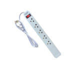 SUPRESOR DE PICOS CDP 05 TOMAS WHITE 220V (R-SS5) - Imagen 2