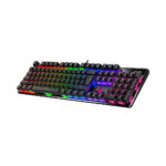 TECLADO GENIUS GX SCORPION K12 GAMING RGB LED MECHANICAL USB AI BROWN SWITCH BLACK (31310057401) - Imagen 4