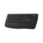 TECLADO GENIUS WIRELESS KB-7123 AI COPILOT MULTIMEDIA/EDICIÓN REPOSAMUÑECA USB SP BLACK (31320007401)