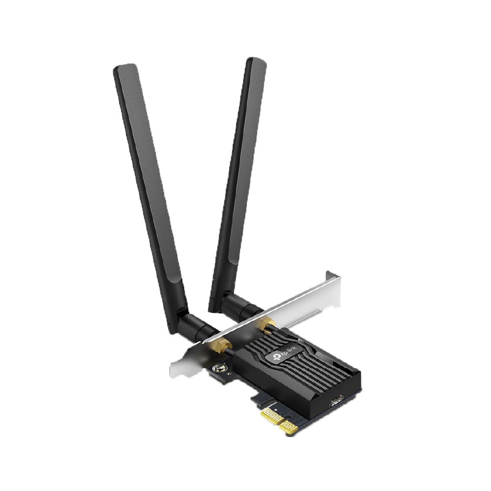 archer-tx55e-ax3000-dual-band-wifi-6-bluetooth-pci-express-adapter-tl-archer-tx55e_1 ADAPTADOR PCI EXPRESS WIFI TP-LINK ARCHER TX55E AX3000 DOBLE BANDA WIFI 6 CON BLUETOOTH (TL-ARCHER TX55E) - Imagen 1