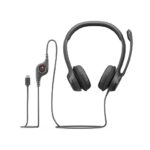 AUDIFONO C/MICROF. LOGITECH H390 USB-C NOISE CANCELLING MIDNIGHT BLACK (981-001575) - Imagen 2