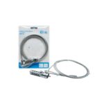 CABLE DE SEGURIDAD UNIVERSAL IBLUE P/NOTEBOOK PARA LAPTOP 1.8M (PN L-03-SL) - Imagen 3
