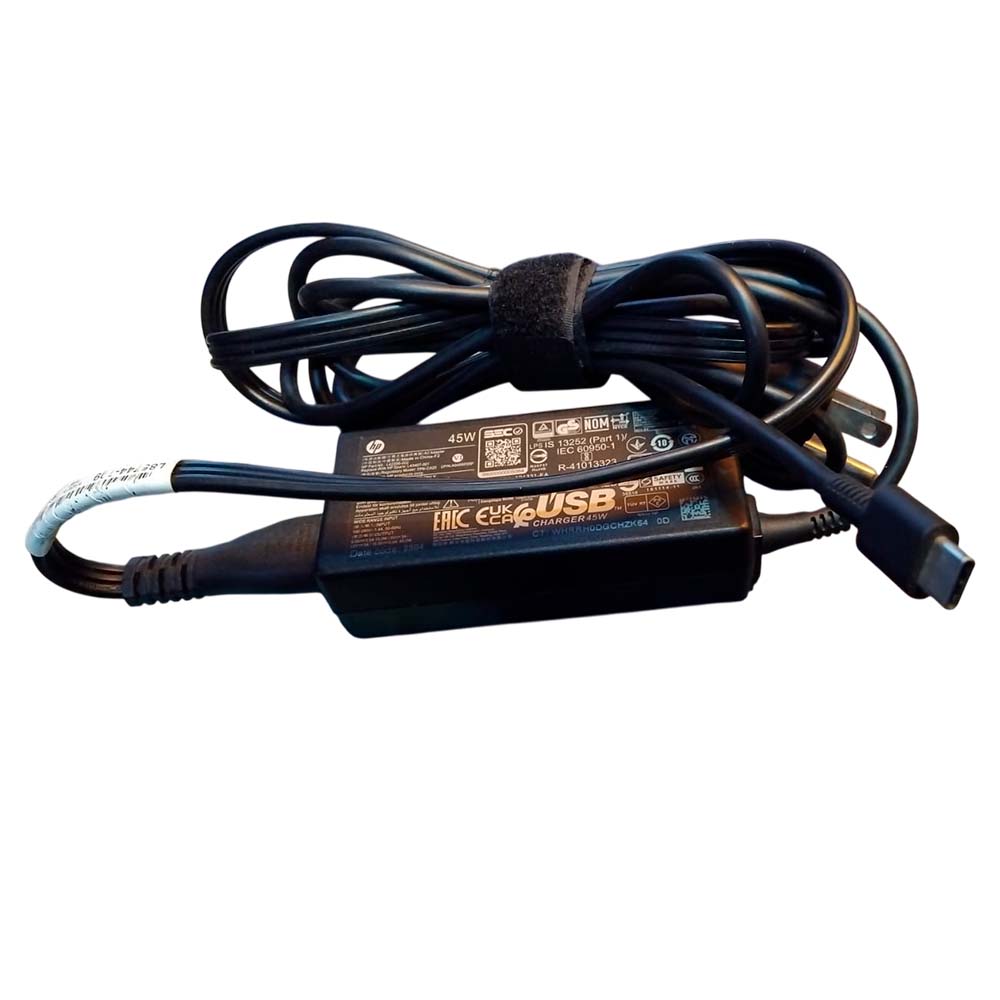 CARGADOR HP PUNTA C 5V 3A.2 CARGADOR HP PUNTA C 5V 3A / 9V 3A / 12V 3A / 15V 3A 45W ORIGINAL (REACONDICIONADO) - Imagen 1