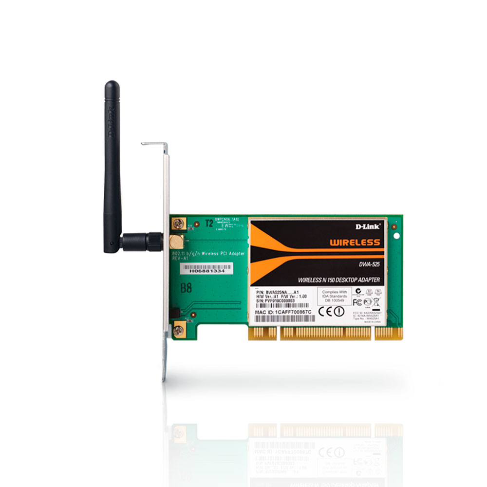 TARJETA PCI D-LINK TARJETA PCI D-LINK P/N: LWA525EU A2G DWA-525 (REACONDICIONADA) - Imagen 1