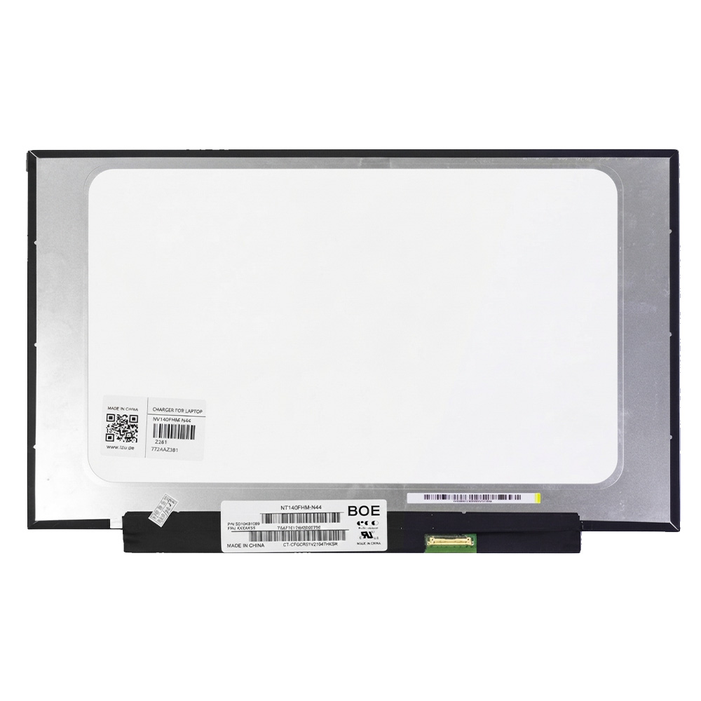 PANTALLA PARA LAPTOP 14 FHD 1920X1080 30 PINES EDP LED SLIM MATE SIN GANCHOS NV140FHM-N49 (COMPATIBLE) PANTALLA PARA LAPTOP 14" FHD 1920X1080 30 PINES EDP LED SLIM MATE SIN GANCHOS NV140FHM-N49 (COMPATIBLE) - Imagen 1