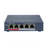 SWITCHES HIKVISION DS-3E1105P-EI/M SWITCH SMART DE 4 PUERTOS POE 10/100, 1 UP LINK RJ45 10/100