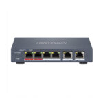 SWITCHES HIKVISION DS-3E1106HP-EI SWITCH SMART DE 4 PUERTOS POE 10/100 - 2 UP LINK RJ45 10/100