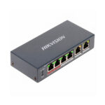 SWITCHES HIKVISION DS-3E1106HP-EI SWITCH SMART DE 4 PUERTOS POE 10/100 - 2 UP LINK RJ45 10/100 - Imagen 2