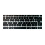 TECLADO PARA LAPTOP LENOVO LE_Z40-70 NEGRO FRAME PLATA