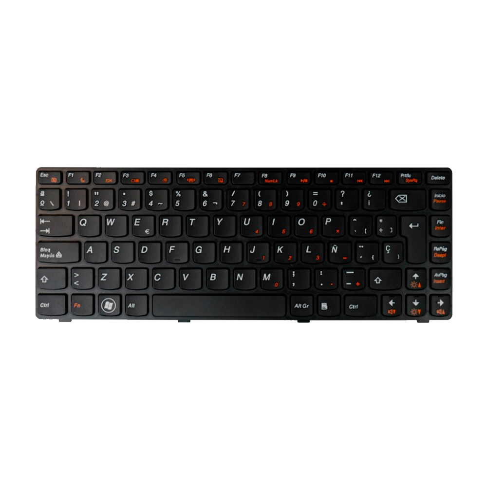 TECLADO PARA LAPTOP LENOVO LE_Z470 NEGRO TECLADO PARA LAPTOP LENOVO LE_Z470 NEGRO - Imagen 1