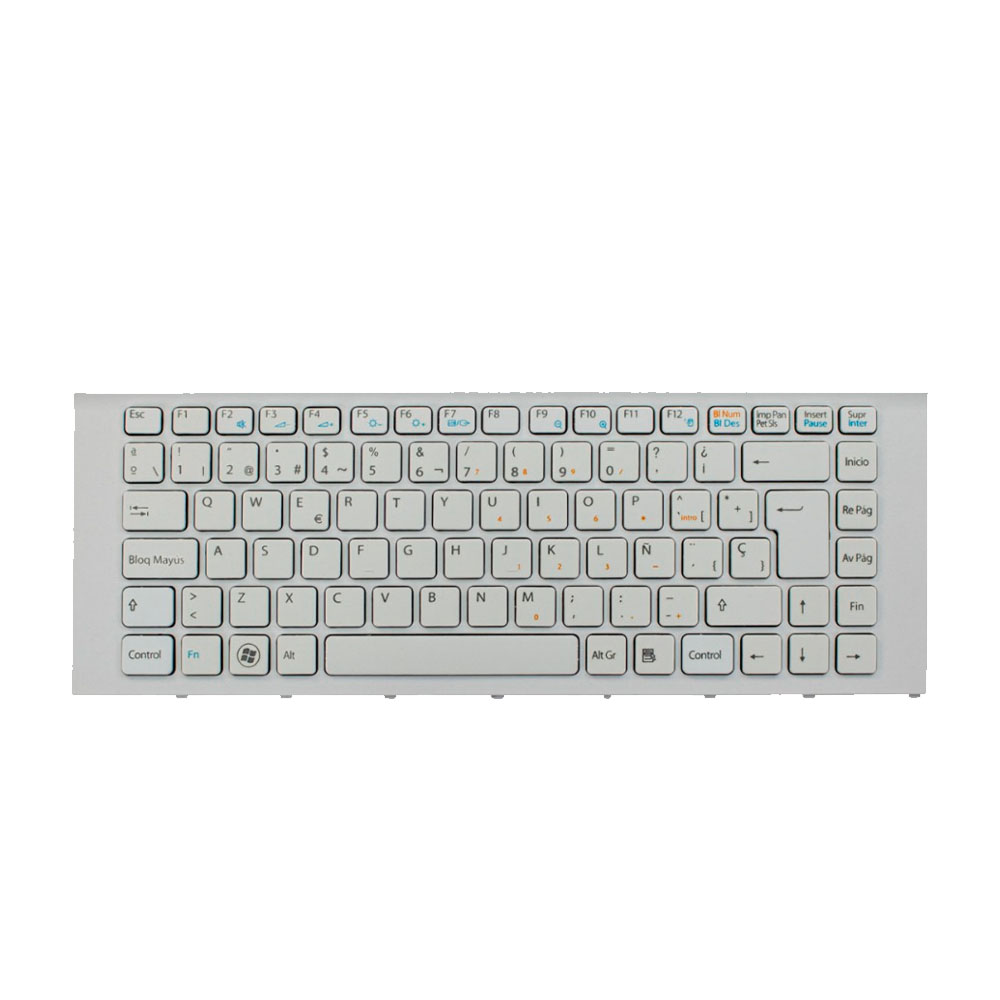TECLADO PARA LAPTOP TOSHIBA SO_VPC EA BLANCO TECLADO PARA LAPTOP TOSHIBA SO_VPC EA BLANCO - Imagen 1