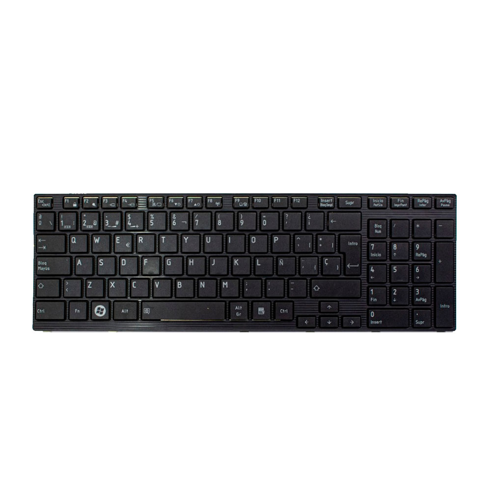 TECLADO PARA LAPTOP TOSHIBA TO_A665-A660 _ NEGRO TECLADO PARA LAPTOP TOSHIBA TO_A665-A660 # NEGRO - Imagen 1