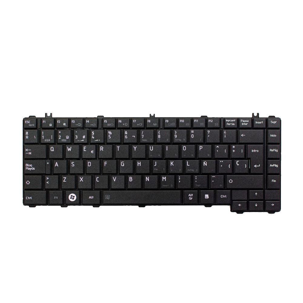 TECLADO PARA LAPTOP TOSHIBA TO_L645-C645- C605 BLACK TECLADO PARA LAPTOP TOSHIBA TO_L645-C645- C605 BLACK - Imagen 1
