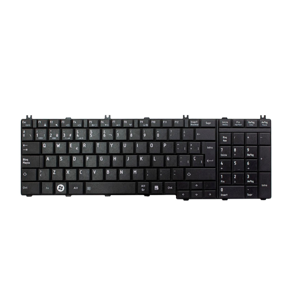 TECLADO PARA LAPTOP TOSHIBA TO_L665-C650- C655 _ NEGRO TECLADO PARA LAPTOP TOSHIBA TO_L665-C650- C655 # NEGRO - Imagen 1