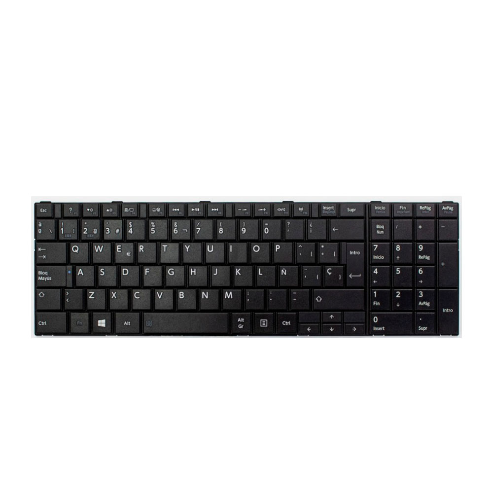 TECLADO PARA LAPTOP TOSHIBA TO_S55-A5279 S55-A5292NR NEGRO TECLADO PARA LAPTOP TOSHIBA TO_S55-A5279 S55-A5292NR NEGRO - Imagen 1