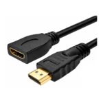 CABLE ADAPTADOR HDMI  MACHO A HDMI HEMBRA V2.0 4K@60HZ  DE 15CM - TRAUTECH