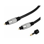 CABLE DE AUDIO OPTICO DE 3 MTS OD:4,00mm BLISTER - TRAUTECH