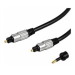 CABLE DE AUDIO OPTICO DE 5 MTS OD:4,00mm BLISTER - TRAUTECH