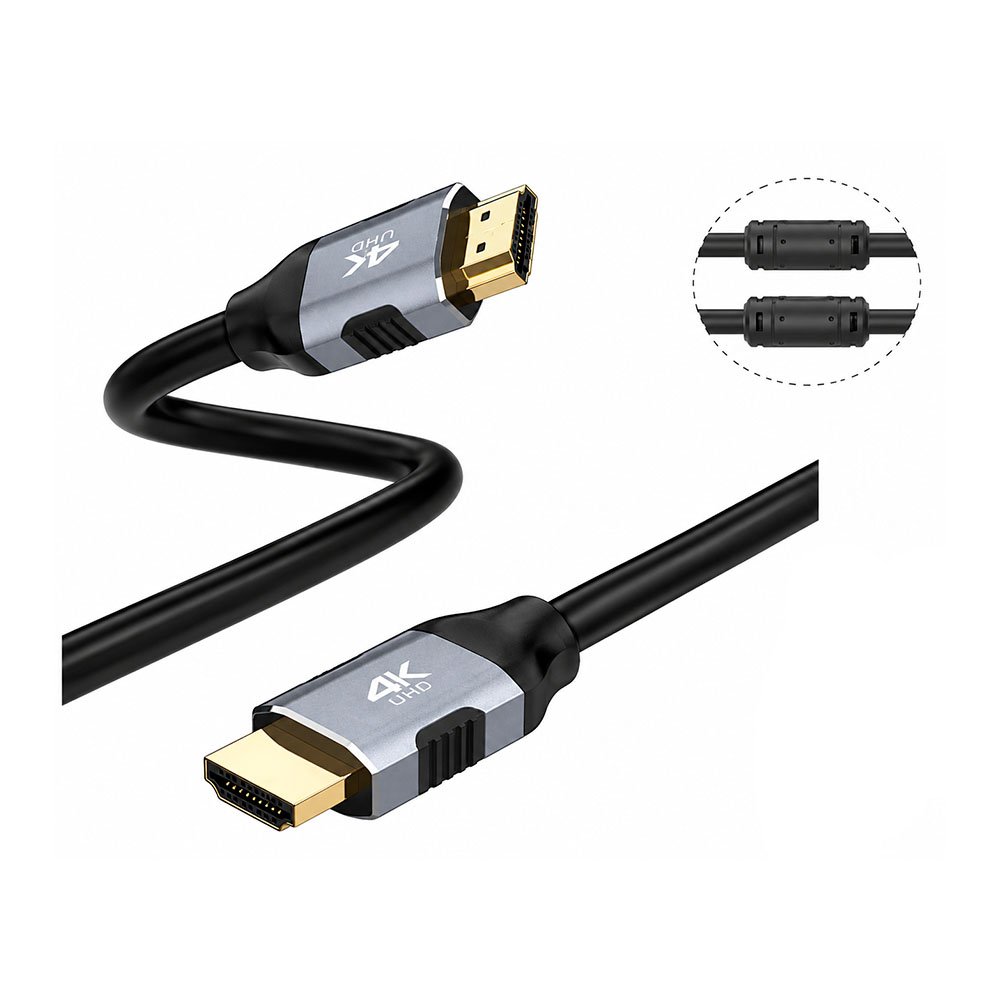CABLE HDMI A HDMI DE 1.80 MTS UHD 4K@60Hz V2.0 CON DOBLE FILTRO - NETCOM CABLE HDMI A HDMI DE 1.80 MTS UHD 4K@60Hz V2.0 CON DOBLE FILTRO - NETCOM - Imagen 1