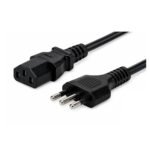 CABLE PODER 3 EN LINEA DE 1.80 MTS OD: 0.65mm 3*20 AWG ( TIERRA SOBRESALIDO) SOPORTE 220V 10AMP - TRAUTECH