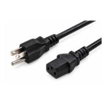 CABLE PODER NEMA 5-15P / C13 DE 1.80 MTS  OD: 0.75mm 3*18 AWG SOPORTE 220V 10AMP - TRAUTECH