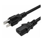 CABLE PODER NEMA 5-15P / C13 DE 3 MTS OD: 0.75mm 3*18 AWG SOPORTE 220V 10AMP - TRAUTECH