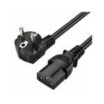 CABLE PODER SCHUKO DE 1.80 MTS OD: 0.75mm 3*18 AWG SOPORTE 220V 10AMP - TRAUTECH