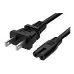 CABLE PODER TIPO 8  ESPIGA PLANA DE 3 MTS  2*18 AWG SOPORTE 220V 6AMP - TRAUTECH