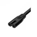 CABLE PODER TIPO 8  ESPIGA PLANA DE 3 MTS  2*18 AWG SOPORTE 220V 6AMP - TRAUTECH - Imagen 3