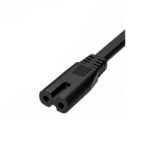 CABLE PODER TIPO 8  ESPIGA PLANA DE 5 MTS   2*18 AWG SOPORTE 220V 6AMP - TRAUTECH - Imagen 3