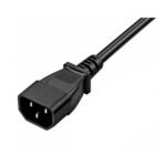 CABLE PODER UPS C13 - C14 DE 1.80 MTS OD: 0.75mm 3*18 AWG SOPORTE 220V 10AMP - TRAUTECH - Imagen 2