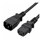 CABLE PODER UPS C13 - C14 DE 3 MTS OD: 10.5mm 3*14 AWG SOPORTE 220V 15AMP - TRAUTECH