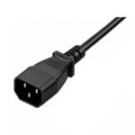 CABLE PODER UPS C13 - C14 DE 3 MTS OD: 10.5mm 3*14 AWG SOPORTE 220V 15AMP - TRAUTECH - Imagen 2