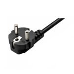 CABLE TREBOL C5 - TIPO  F SCHUKO DE 1.80 MTS OD: 0.75mm 3*18 AWG SOPORTE 220V 10AMP - TRAUTECH - Imagen 2