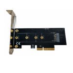 TARJETA PCI EXPRESS 3.0 Gen3 X4 ( compatible con mainboard X4/X8/X16 slots) … Soporta ssd 2230/2242/2260/2280, PCI-E Channel NVME Protocol M.2 SSD, SSDSistema compatible IOS, Windows7 / 8/10, Linux Capacidad admitida Disco único de 2 TB