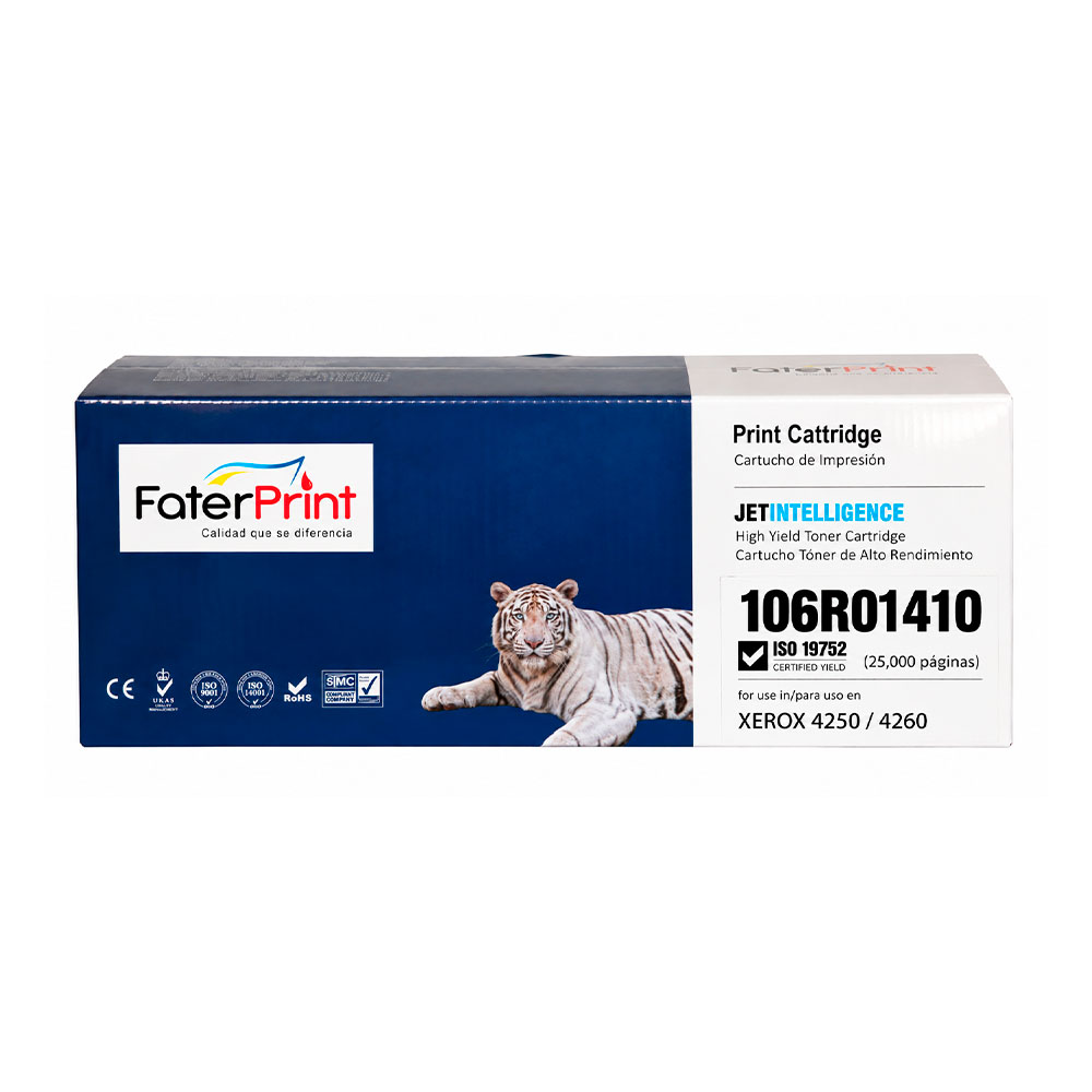 TONER COMPATIBLE 106R01410 NEGRO PARA XEROX TONER COMPATIBLE 106R01410 NEGRO PARA XEROX 4250 / 4260 - Imagen 1